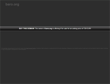 Tablet Screenshot of baro.org